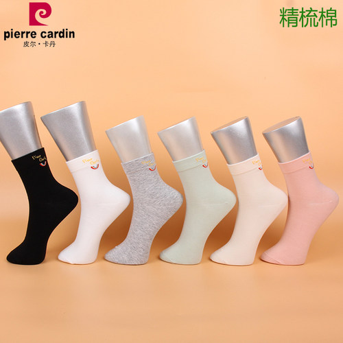 双包棉袜皮尔卡丹保暖女