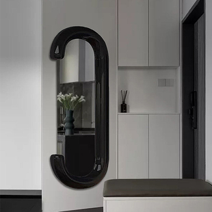 创意ins风网红简约全身镜衣帽间led穿衣镜服装 店试衣镜家用挂墙镜