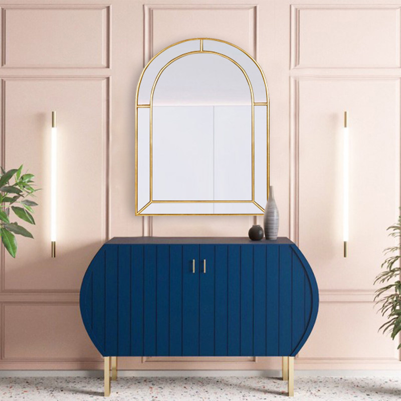 现代简约工艺全身镜卧室梳妆镜浴室壁挂化妆镜服装店试衣镜定制镜