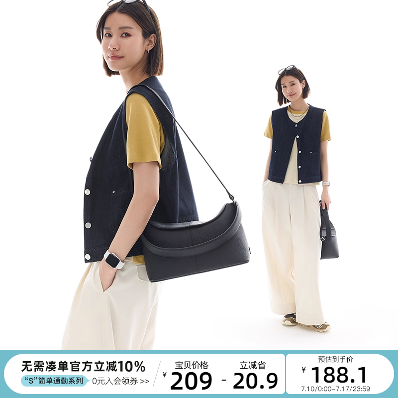 CLOUDSPACE【蓝调牛仔】金属撞色纽扣圆领马甲女显瘦上衣2