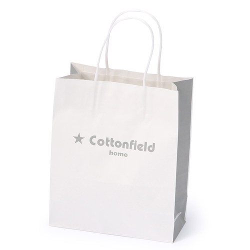 棉田/cottonfield白色LOGO环保毛巾手提纸袋礼盒（不作单独销售）