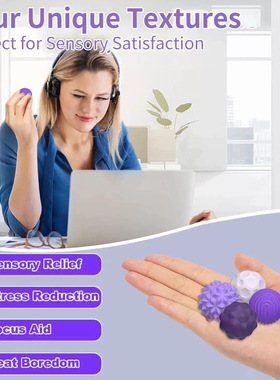 Fidget Toys Magnetic Stress Roller Balls with Silicone Shell