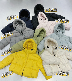 2025冬季新款百搭连帽羽绒服女短款加厚小个子冬季泡芙外套上衣