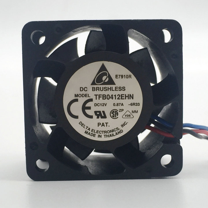 原装台达TFB0412EHN 4028 12V 0.87A 4cm/厘米 双滚珠 散热风扇
