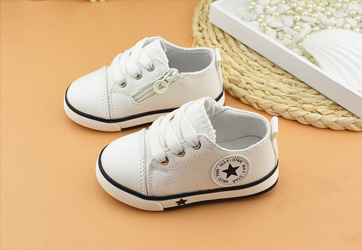 Chaussures enfants en toile suture de voiture pour printemps - semelle tendon - Ref 1037330 Image 4