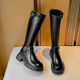 34码 小码 长靴313233不过膝靴子2024新款 骑士靴女小个子长筒靴增高