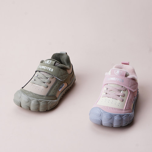 泰兰童鞋 26冬季软底防滑机能鞋儿童户外加绒保暖防水棉鞋KD8801