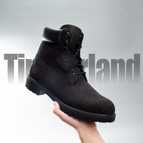 Timberland添柏岚男女黑色鞋高帮靴户外休闲防水皮革8658A 10073w