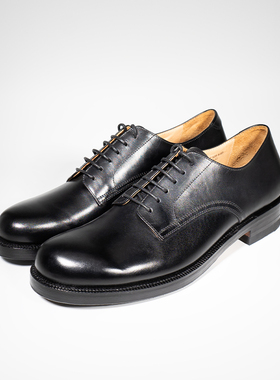 ZkyBro Lot.103 40s Officer Derby Shoes 中科院小哥 法国小牛皮