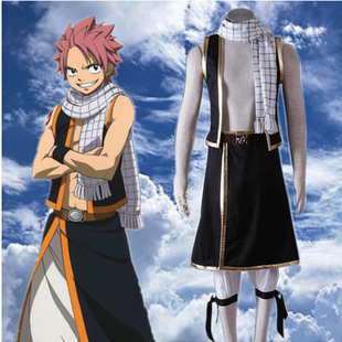 妖精的尾巴-纳兹cos服装全套动漫游戏儿童表演服装cosplay服装男