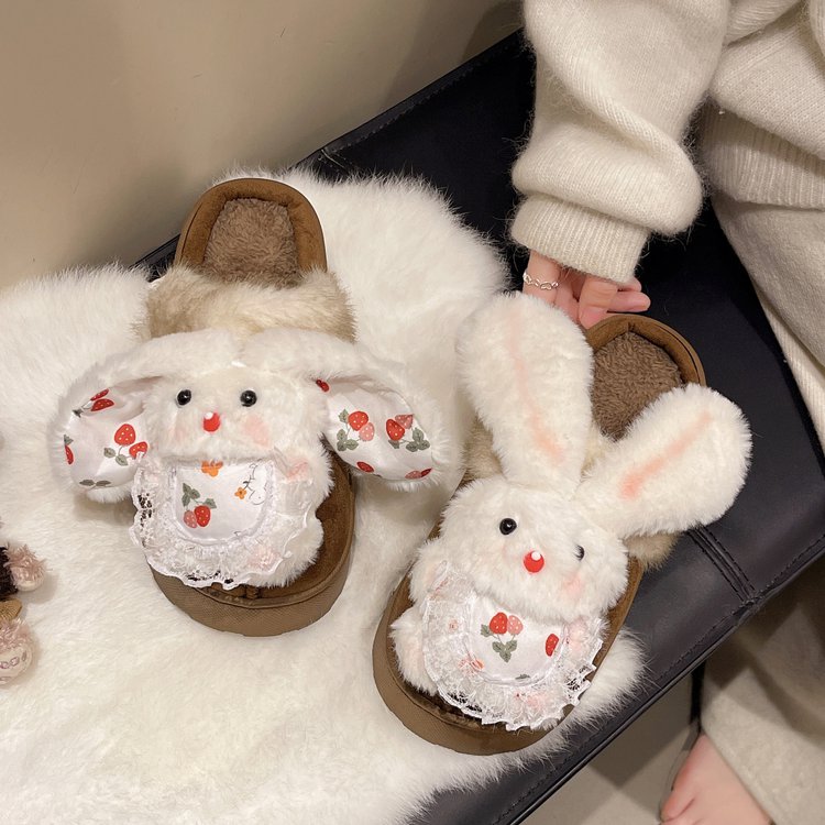 2025冬季新款女鞋EVA中跟(3-5cm)绒面包头厚底20