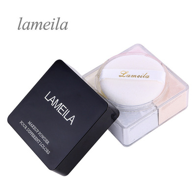 LAMEILA 自然清透四格蜜粉散粉定妆粉学生党不卡粉 彩妆 一件