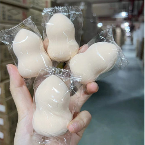 国货美妆蛋水滴葫芦斜切粉扑气垫亲肤海绵化妆蛋干湿两用不吃粉