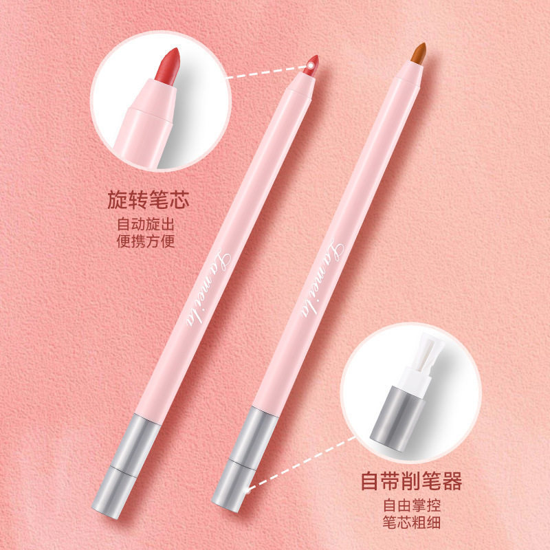 立体唇线笔口红笔柔雾丝滑立体雾面哑光女勾线唇笔初学者彩妆