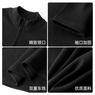 春秋季纯欲甜辣风黑色长袖短裙高级感包臀裙子后妈女款针织连衣裙