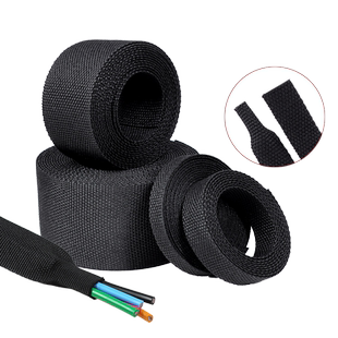 热收缩布套管隔热耐磨防滑编织热缩布热缩管线束保护绝缘管套包邮