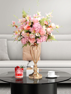 酒吧KTV摆台花桌花摆件酒店宴会餐桌花摆花圆桌花假花仿真花摆设