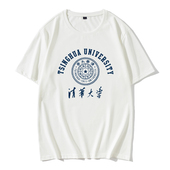 University周边学生班服 Tsinghua 清华名校T恤定制短袖 文化纪念衫