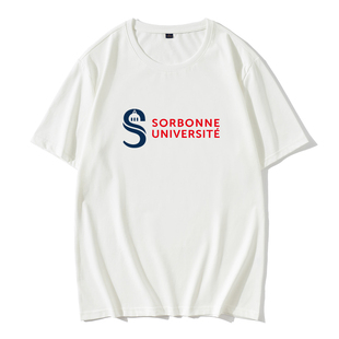 巴黎索邦大学T恤短袖Sorbonne Université居里夫人母校纪念品棉