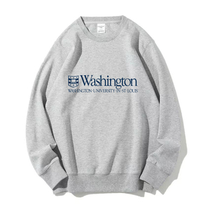 美国华盛顿大学圆领卫衣University of Washington纪念品名校衫