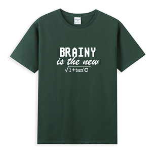 new the sexy数学 夏洛克 T恤 Brainy 纯棉短袖