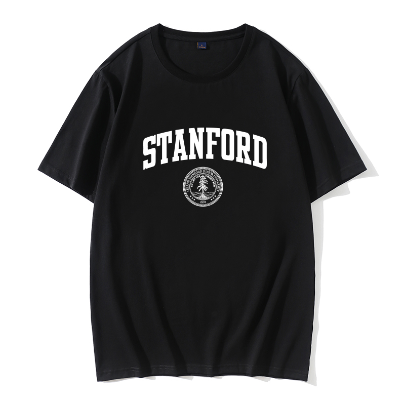 斯坦福大学情侣T恤校服当男人恋爱时 STANFORD纯棉班服徐美都同款