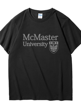 Z-YS定制麦克马斯特大学T恤短袖McMaster University纪念品班服