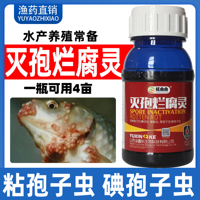 灭孢烂腐灵环烷酸铜水产养殖专用清热解毒杀虫灭菌收敛伤口腐皮