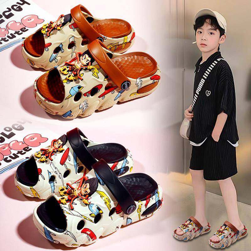 哪咤男童洞洞鞋凉鞋2025新款夏季儿童拖鞋室内软底防滑沙滩鞋男孩,童鞋/婴儿鞋/亲子鞋,儿童凉拖鞋,淘宝优惠券,粉丝福利购,淘宝优惠卷