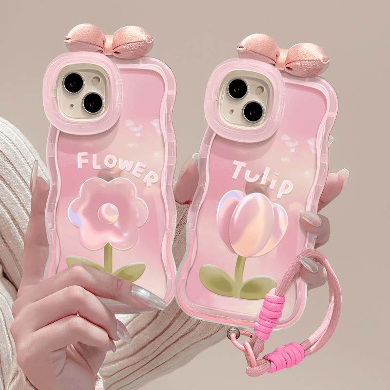 板凳双支架粉色小花适用苹 果16promax手机保护壳iphone15/14新款华为mate60pro女Pura70/Reno12/S19/小米14,3C数码配件,手机保护套/壳,淘宝优惠券,粉丝福利购,淘宝优惠卷