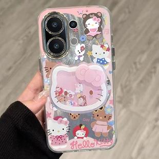 适合Vivos30手机壳S30Promini Hello Kitty Stand S20个性化创意S19Pro无障碍奢华高端S18E网红热门机型S17全