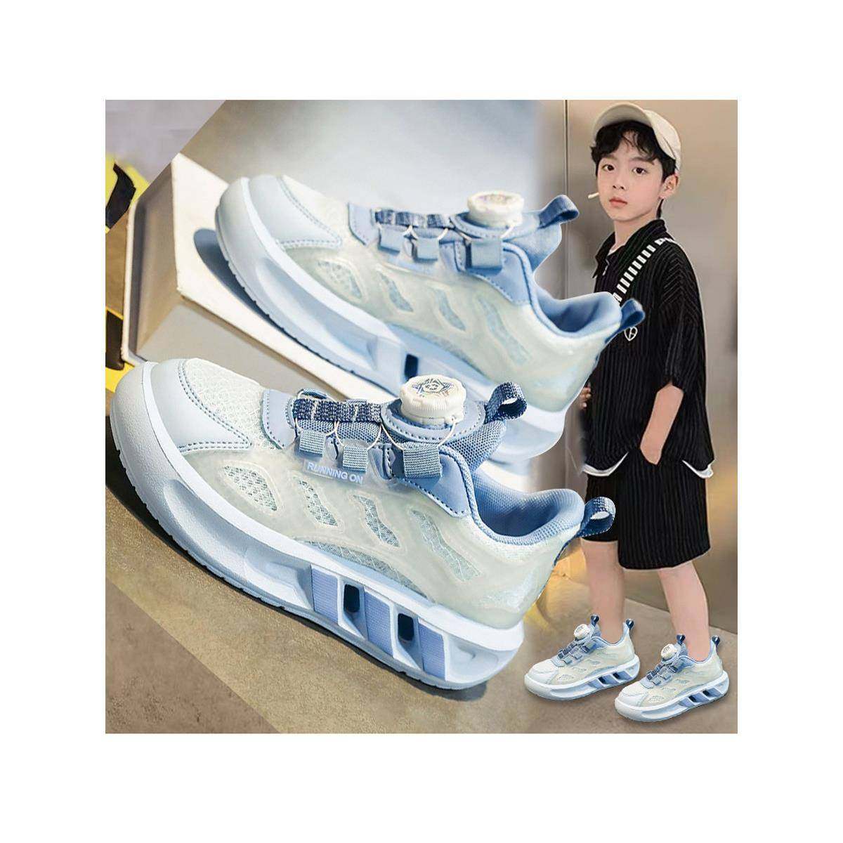 男童运动鞋2025秋季儿童旋转纽扣板鞋中大童小白鞋男孩透气跑步鞋,童鞋/婴儿鞋/亲子鞋,板鞋,淘宝优惠券,粉丝福利购,淘宝优惠卷