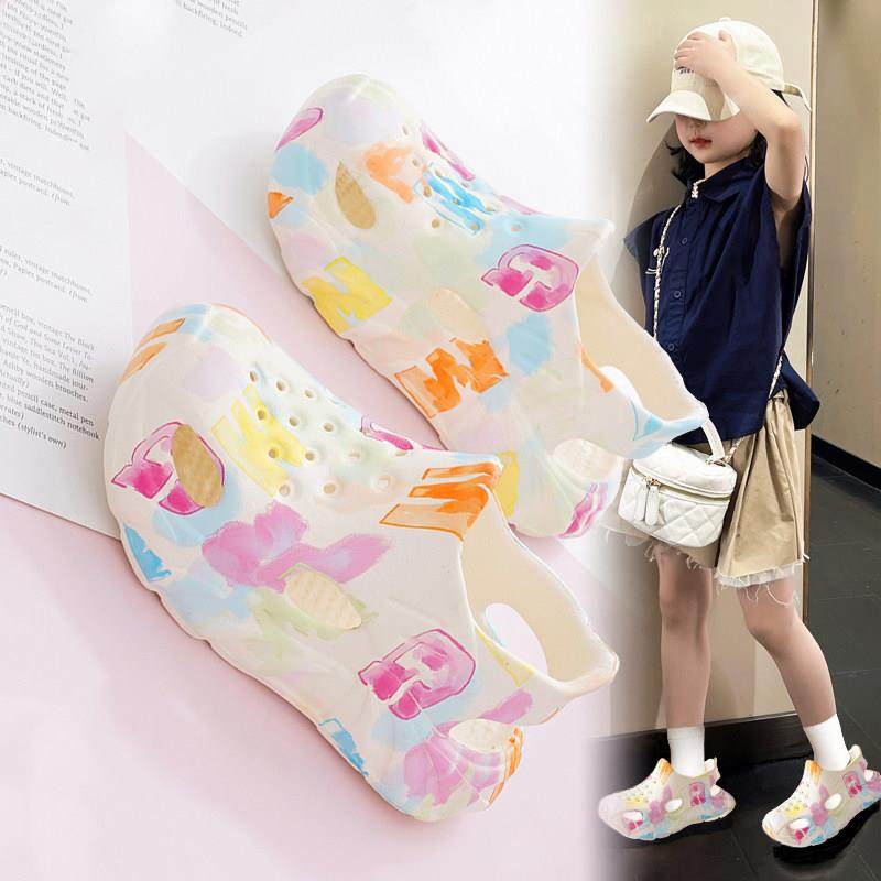 儿童洞洞鞋女童拖鞋夏季2025新款室内防滑eva软底包头沙滩鞋外穿,童鞋/婴儿鞋/亲子鞋,儿童凉拖鞋,淘宝优惠券,粉丝福利购,淘宝优惠卷