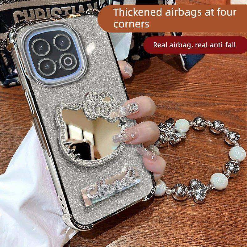 适用IQOO13四角防摔手机壳IQOO12PRO全包水钻KT猫四角防摔气囊高级感少女新款专用保护套ins风轻奢风奢华小众,3C数码配件,手机保护套/壳,淘宝优惠券,粉丝福利购,淘宝优惠卷