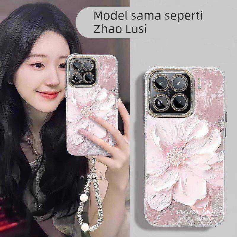 适用小米15手机壳15SPro油画花朵14ultra少女心13Pro高级感12X创意支架挂绳mi11新款全包防摔10s镜头膜保护套,3C数码配件,手机保护套/壳,淘宝优惠券,粉丝福利购,淘宝优惠卷