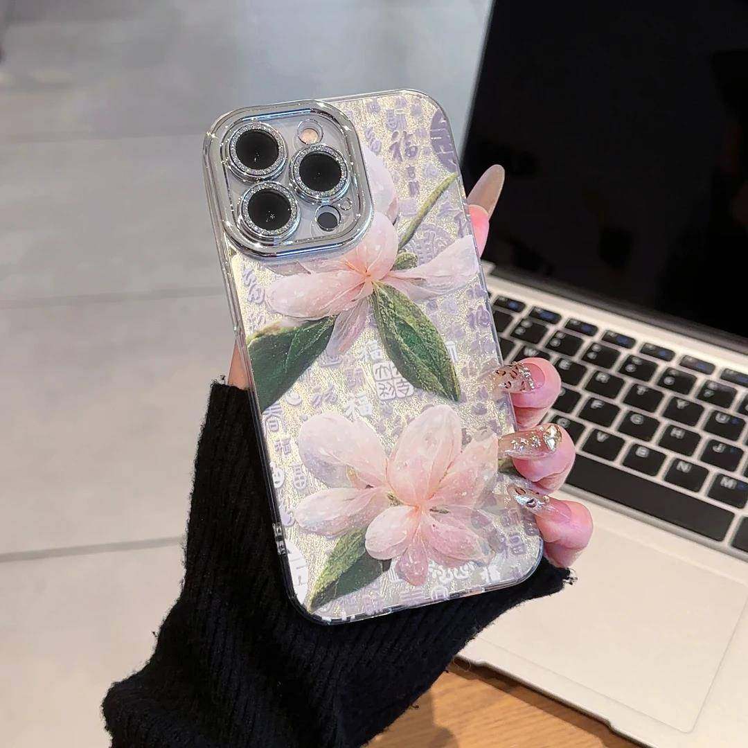 百福图茉莉花适用苹果16PROMAX手机保护壳iphone15/14PRO新款华为mate60pro羽纱荣耀200/Pura70/小米15Reno13,3C数码配件,手机保护套/壳,淘宝优惠券,粉丝福利购,淘宝优惠卷