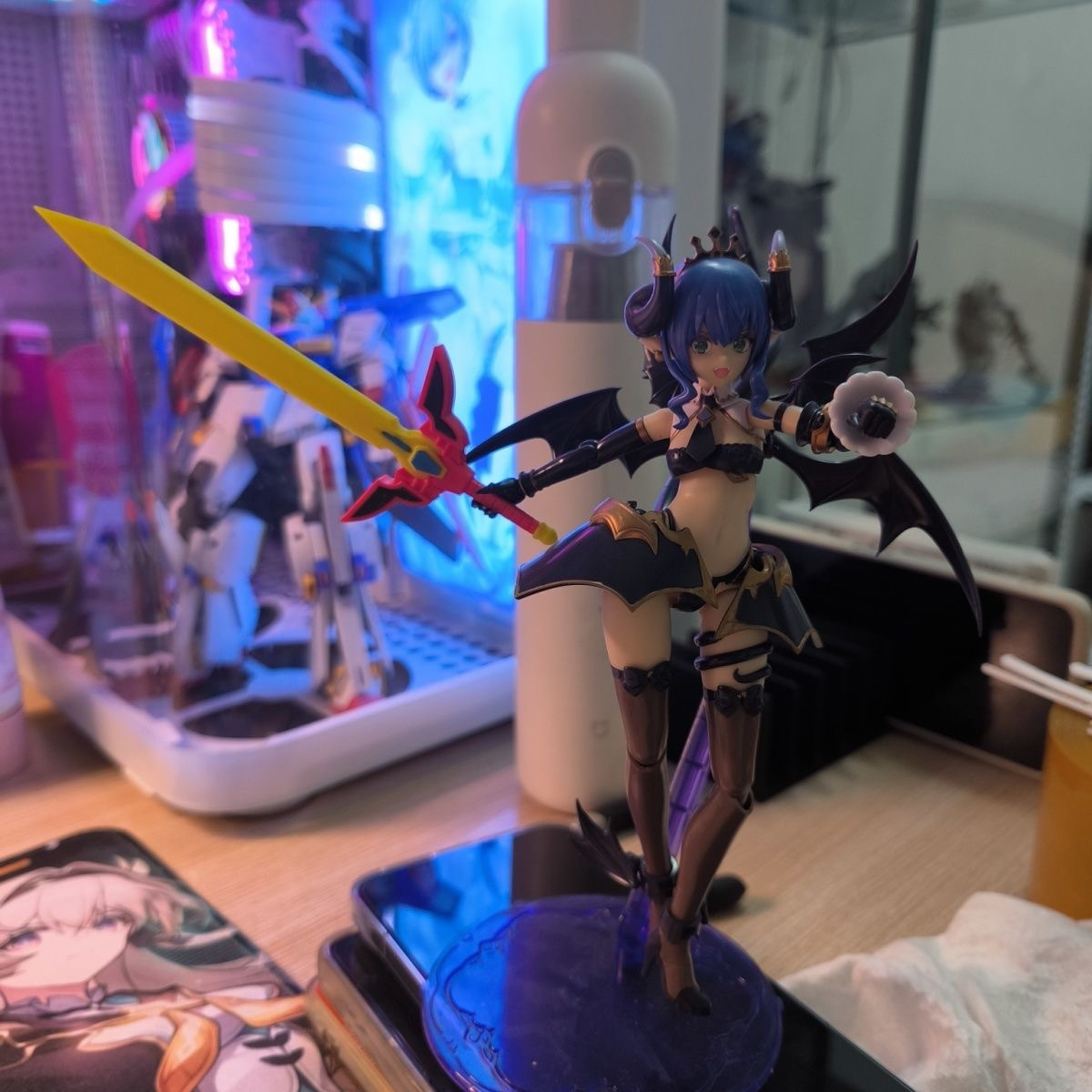 光能使者 如意神剑 1/12适配高达机娘 长度13cm通用装备兵人武器