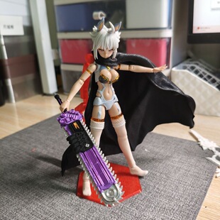 假面骑士霸牛 链锯剑 1/12适配万代寿屋机娘 高达 兵人战锤通用