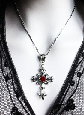 合金十字链男女通用项链