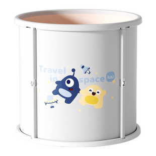 IUU一次性泡澡袋子家用浴桶加厚折叠洗澡圆桶塑料膜套儿童泡浴袋