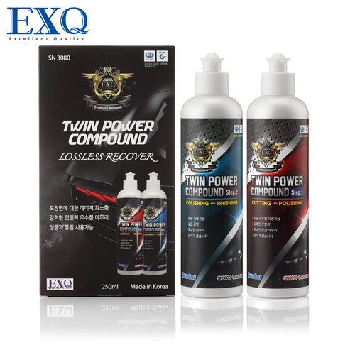 EXQ特维DA和RO通用无雾影抛光蜡划痕修复神器车蜡比赛专用套装