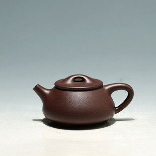 宜兴紫砂壶 180CC石瓢 明理茶艺 纯手工茶壶 原矿紫泥经典 款