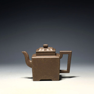 400CC四方逸菱 明理茶艺宜兴紫砂壶茶壶吴鸣弟子胡朝君全手工方器