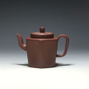 545CC六方壶 明理茶艺 叶永君全手工 宜兴紫砂壶 茶壶