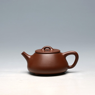 宜兴紫砂壶 明理茶艺 吴界明弟子范婷全手工 200CC平盖石瓢茶壶