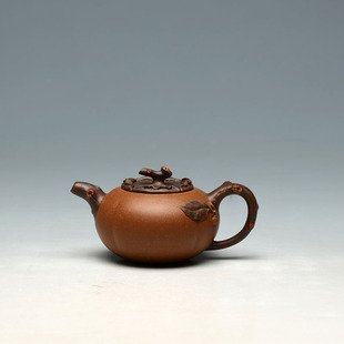 宜兴紫砂壶 茶壶明理茶艺 陈祖桥纯全手工 130CC柿柿如意柿子壶
