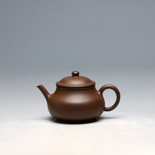 明理茶艺 潘壶纯全手工180CC 金潘壶 宜兴紫砂壶 茶壶金海晶