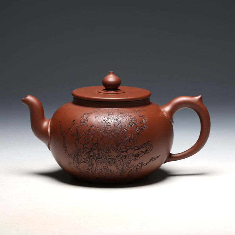 明理茶艺  宜兴紫砂壶 吴群祥 全手工壶 585cc茶壶