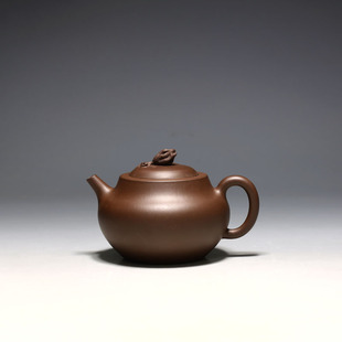 茶壶 明理茶艺 宜兴紫砂壶 苍林华全手工 450CC佛手壶