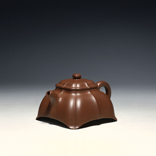 纯全手工300CC玉菱壶 明理茶艺 宜兴紫砂壶 茶壶 袁小强